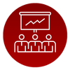 Icon for technical training courses and training on measurement systems and software