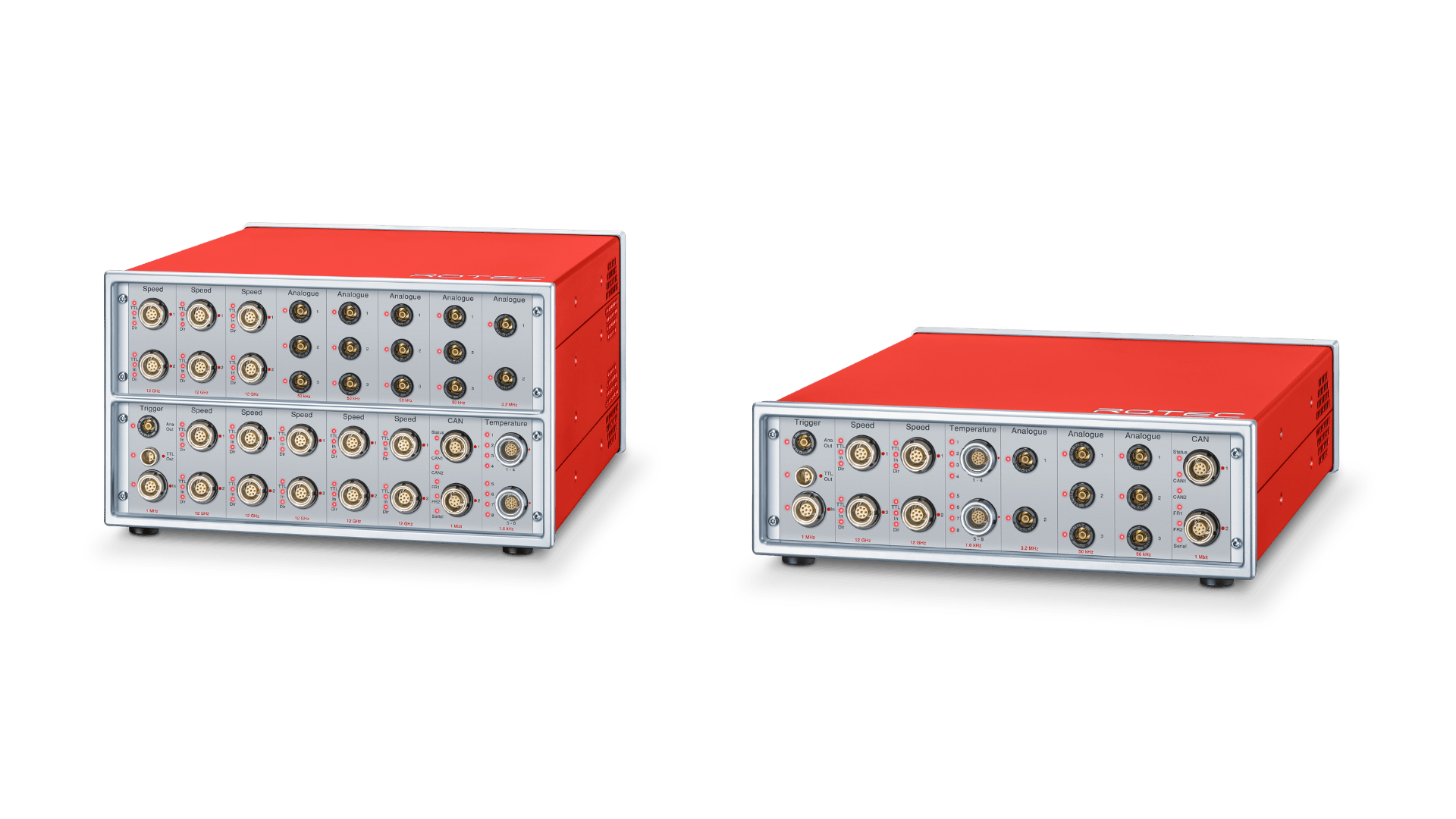 Bild RASdelta Messsystem 8 und 16 Slot für präzise Analyse von Drehschwingungen, Ventildynamik und Übertragungsfehler 